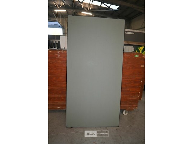 Partij infopanelen met houten kar - afbeelding 4 van  8