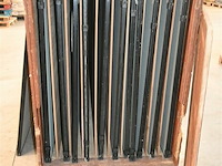 Partij infopanelen met houten kar - afbeelding 6 van  8