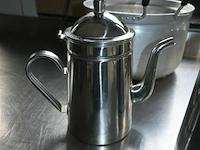 Partij inox koffieservies - afbeelding 2 van  7