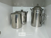 Partij inox koffieservies - afbeelding 6 van  7