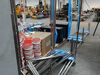 Partij inox panelen/karren - afbeelding 2 van  3
