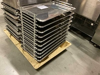 Partij inox presentatie plateaus en gn bakken - afbeelding 3 van  4