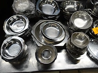 Partij inox schalen - afbeelding 2 van  8