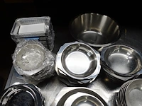Partij inox schalen - afbeelding 3 van  8