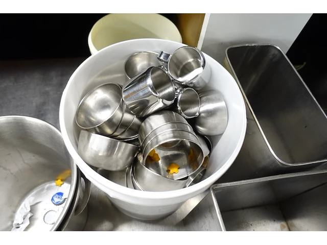 Partij inox schalen - afbeelding 5 van  8