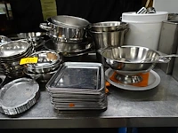 Partij inox schalen - afbeelding 6 van  8