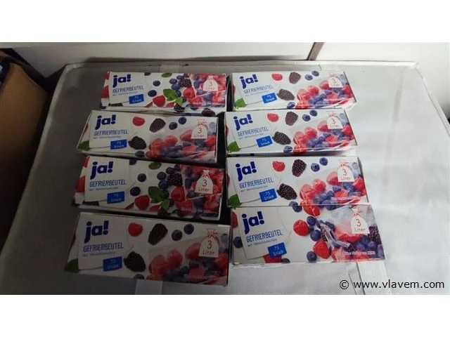 Partij ja! diepvrieszakjes 3 liter, 600 zakjes - afbeelding 1 van  2