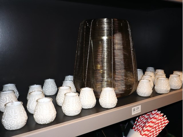 Partij kaarsen & houders - afbeelding 2 van  3