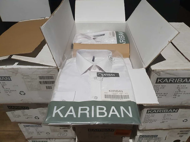 Partij kariban (k545) hemden (144x) - afbeelding 9 van  11