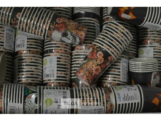 Partij kartonnen bekers - afbeelding 4 van  4