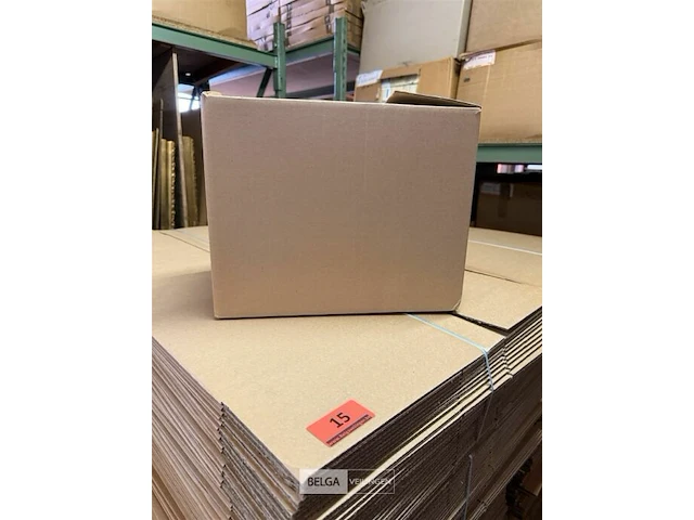 Partij kartonnen dozen l39xb26xh30cm - afbeelding 1 van  2