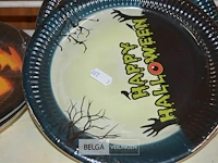 Partij kartonnen halloween borden - afbeelding 4 van  4