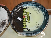 Partij kartonnen halloween borden - afbeelding 4 van  5