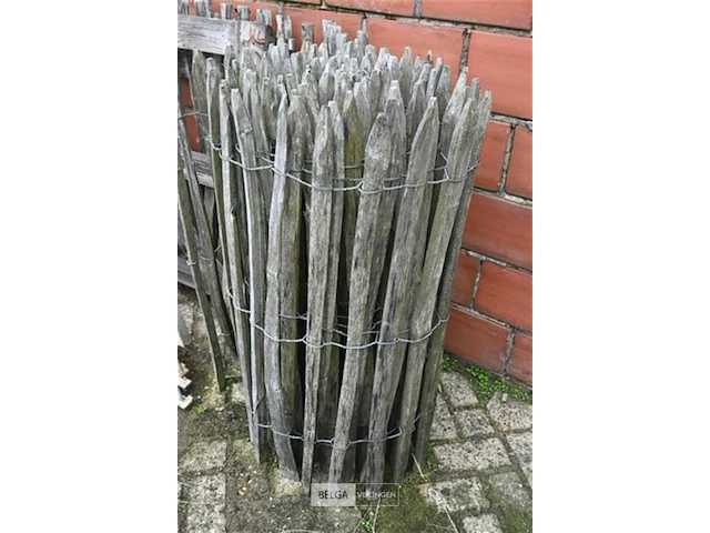 Partij kastanje hekwerk - afbeelding 2 van  5