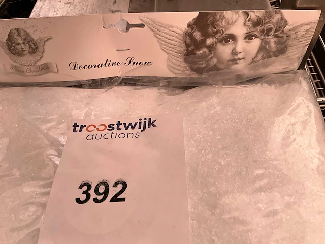 Partij kersdecoratie,decoratieve snow - afbeelding 2 van  2