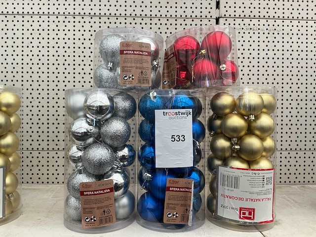 Partij kerstballen. - afbeelding 1 van  1