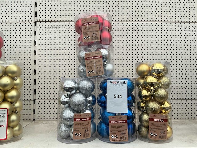 Partij kerstballen. - afbeelding 1 van  1