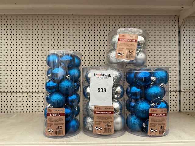 Partij kerstballen. - afbeelding 1 van  1