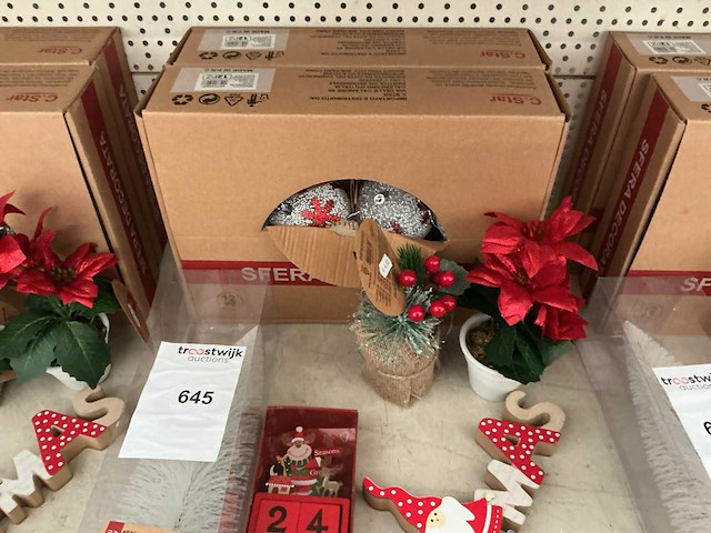 Partij kerstdecoratie. - afbeelding 1 van  1