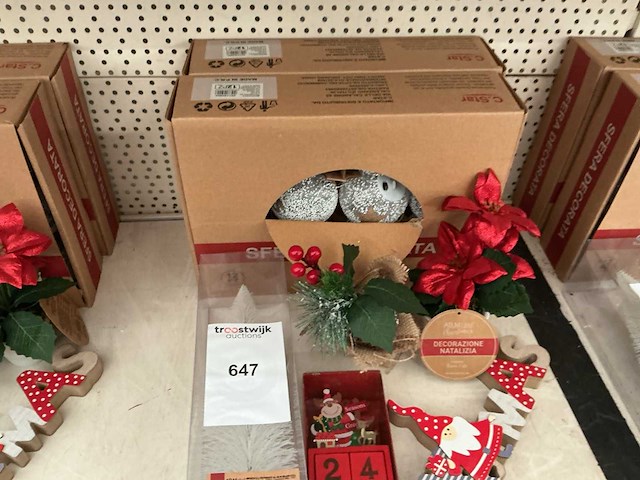 Partij kerstdecoratie. - afbeelding 1 van  1