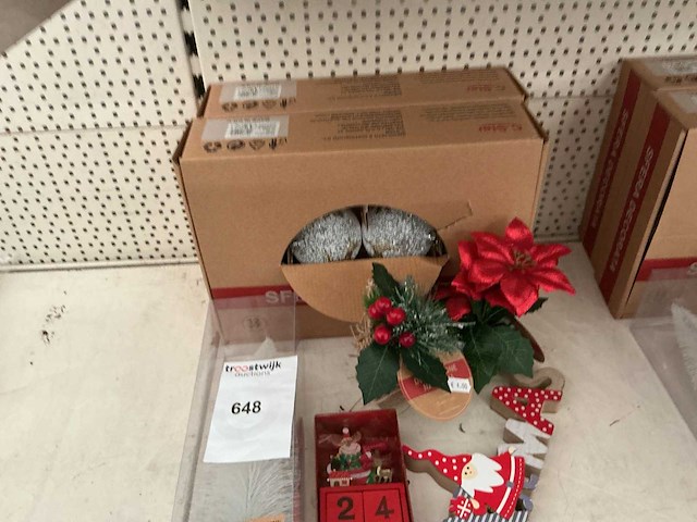 Partij kerstdecoratie. - afbeelding 1 van  1