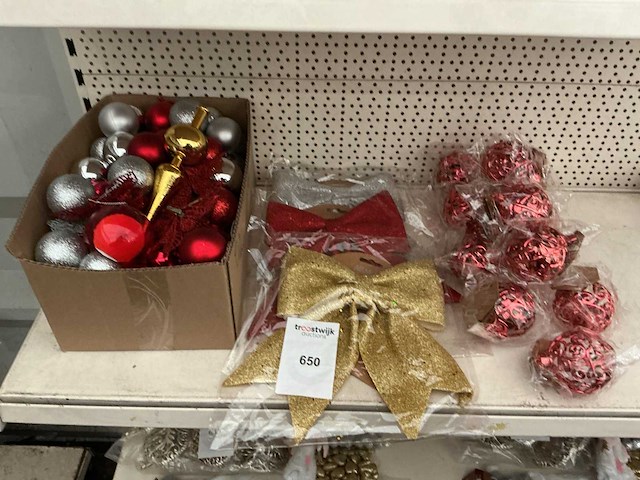 Partij kerstdecoratie. - afbeelding 1 van  1