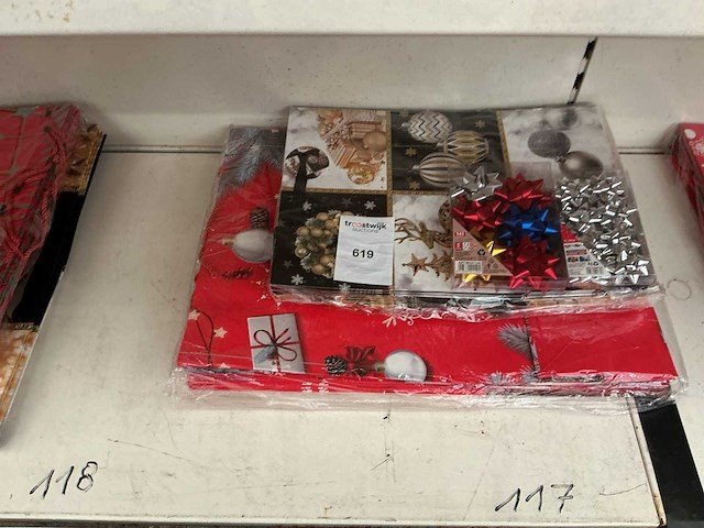 Partij kerst,draagtassen+decoratie. - afbeelding 1 van  1
