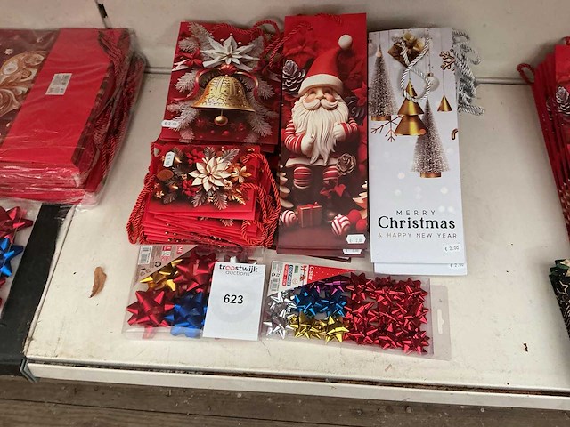 Partij kerst,draagtassen+decoratie. - afbeelding 1 van  1