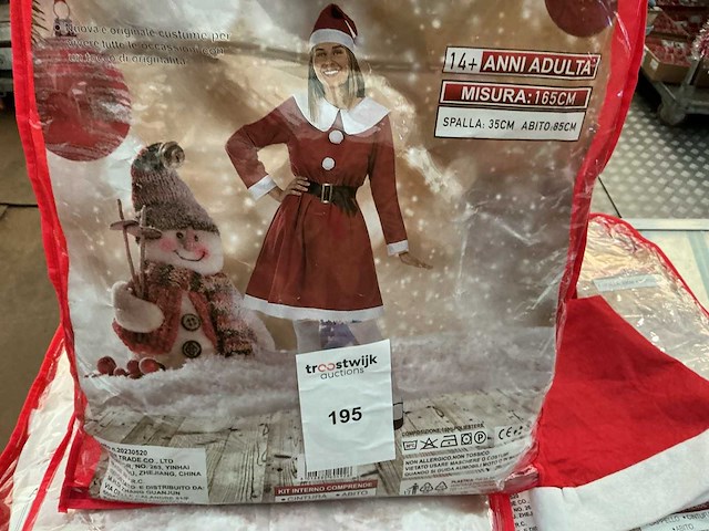 Partij kerstfeest kostuums. - afbeelding 2 van  2