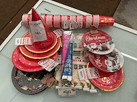 Partij kerst,tafeldecoratie. - afbeelding 1 van  1