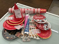 Partij kerst,tafeldecoratie. - afbeelding 1 van  1