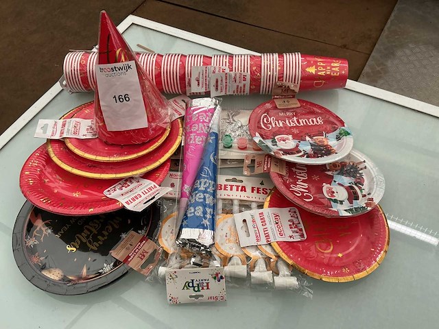 Partij kerst,tafeldecoratie. - afbeelding 1 van  1