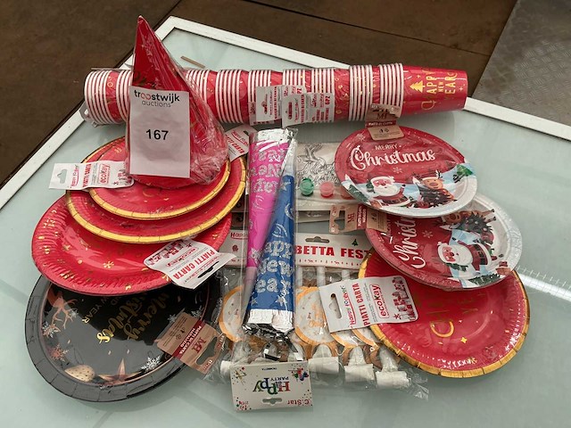 Partij kerst,tafeldecoratie. - afbeelding 1 van  1