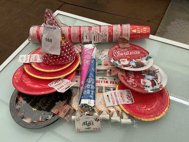 Partij kerst,tafeldecoratie. - afbeelding 1 van  1