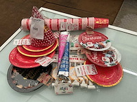 Partij kerst,tafeldecoratie. - afbeelding 1 van  1