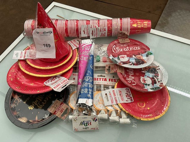 Partij kerst,tafeldecoratie. - afbeelding 1 van  1