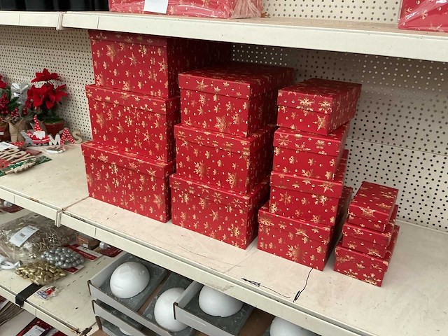 Partij kerstverpakking dozen. (13x) - afbeelding 1 van  1