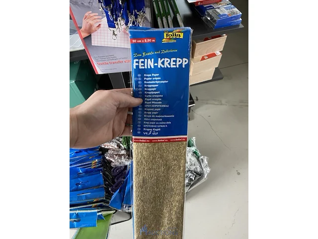 Partij knutselcrêpe-papier - afbeelding 3 van  4