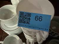 Partij koffie kopjes en schotel - afbeelding 3 van  3