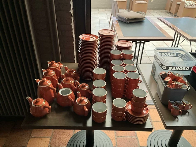 Partij koffie servies - afbeelding 1 van  3