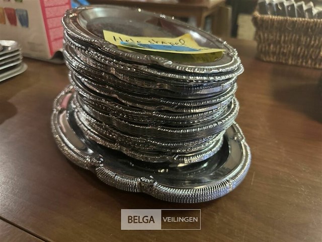 Partij koffie thee schalen rvs - afbeelding 3 van  4