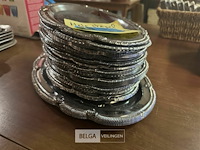 Partij koffie thee schalen rvs - afbeelding 3 van  4