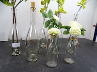 Partij kunstbloemen in fles - afbeelding 3 van  3