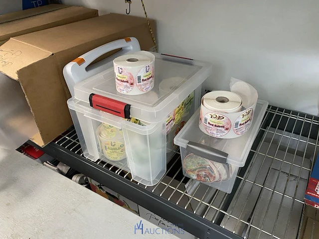 Partij labels en potjes - afbeelding 1 van  9