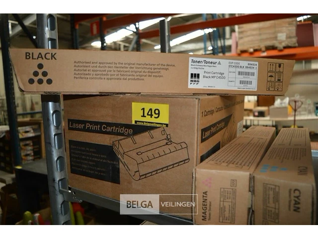 Partij laserprint cartridges verschillende kleuren - afbeelding 1 van  3