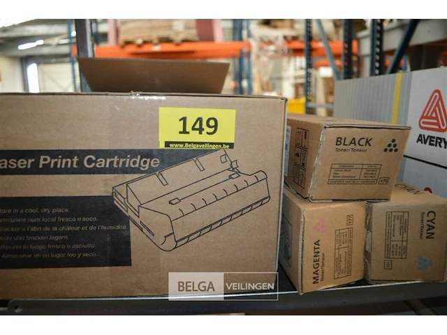 Partij laserprint cartridges verschillende kleuren - afbeelding 2 van  3