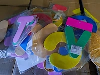 Partij letters foam,50 stuks - afbeelding 1 van  4