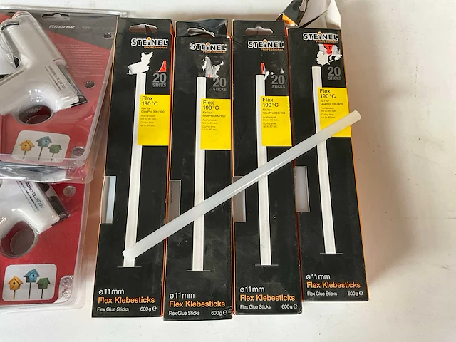 Partij lijmpistolen arrow + lijmsticks steinel - afbeelding 4 van  5