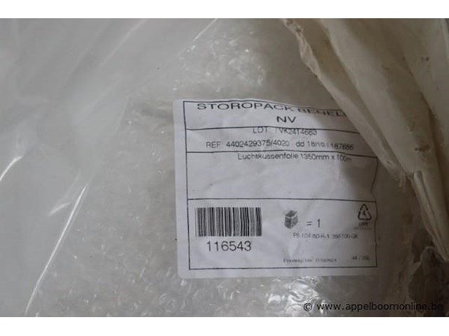 Partij luchtkussenfolie inpakmateriaal - afbeelding 1 van  3