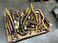 Partij machineonderdelen in rood koper - afbeelding 3 van  4